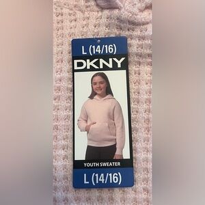 DKNY Soft Pink Knit Sweater